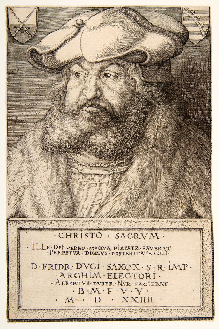 Bölcs Frigyes szász választófejedelem, kocsma. 1524. alkotó: Albrecht Dürer