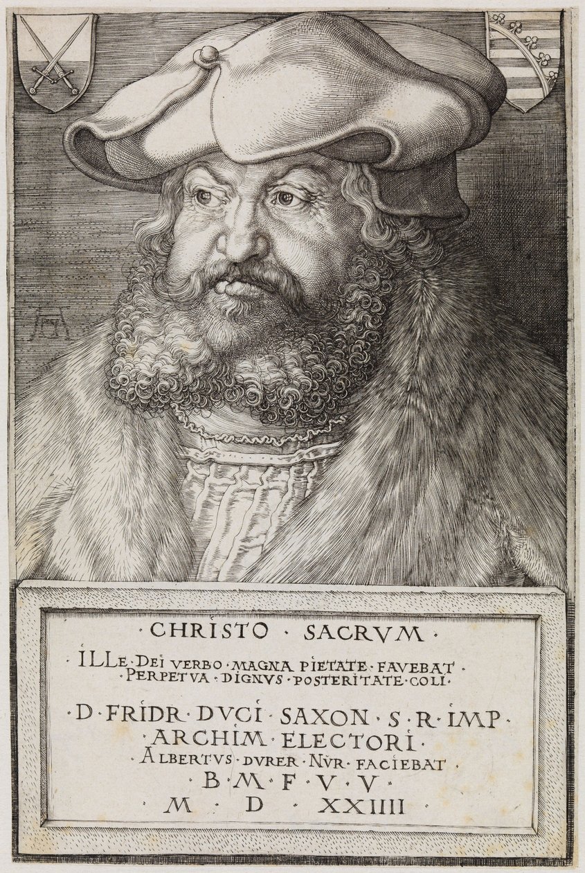 Bölcs Frigyes, Szászország választófejedelme alkotó: Albrecht Dürer