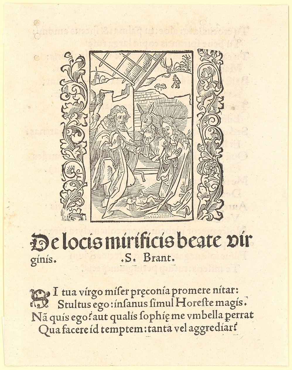 Krisztus születése alkotó: Albrecht Dürer
