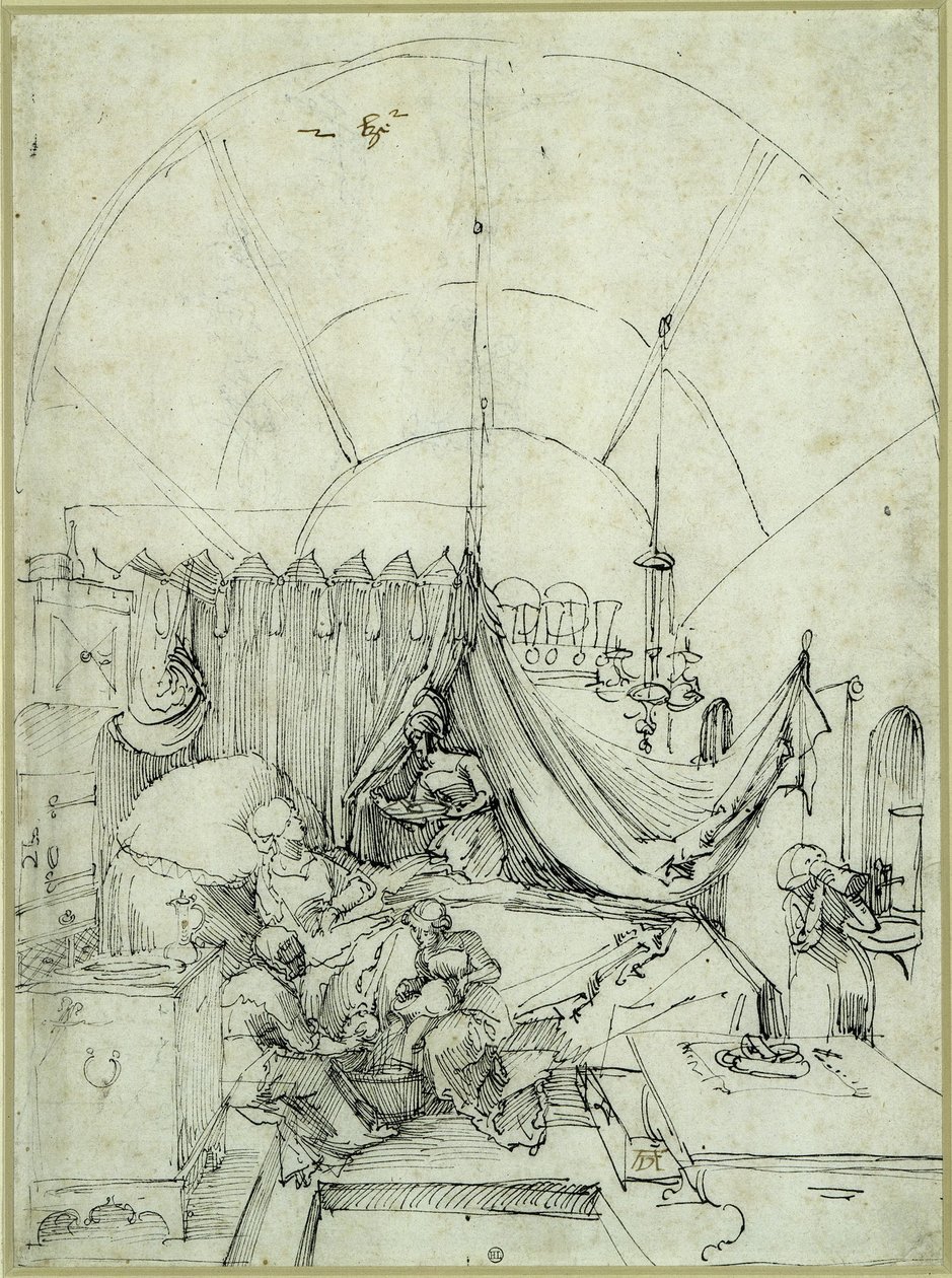 Mária születése alkotó: Albrecht Dürer