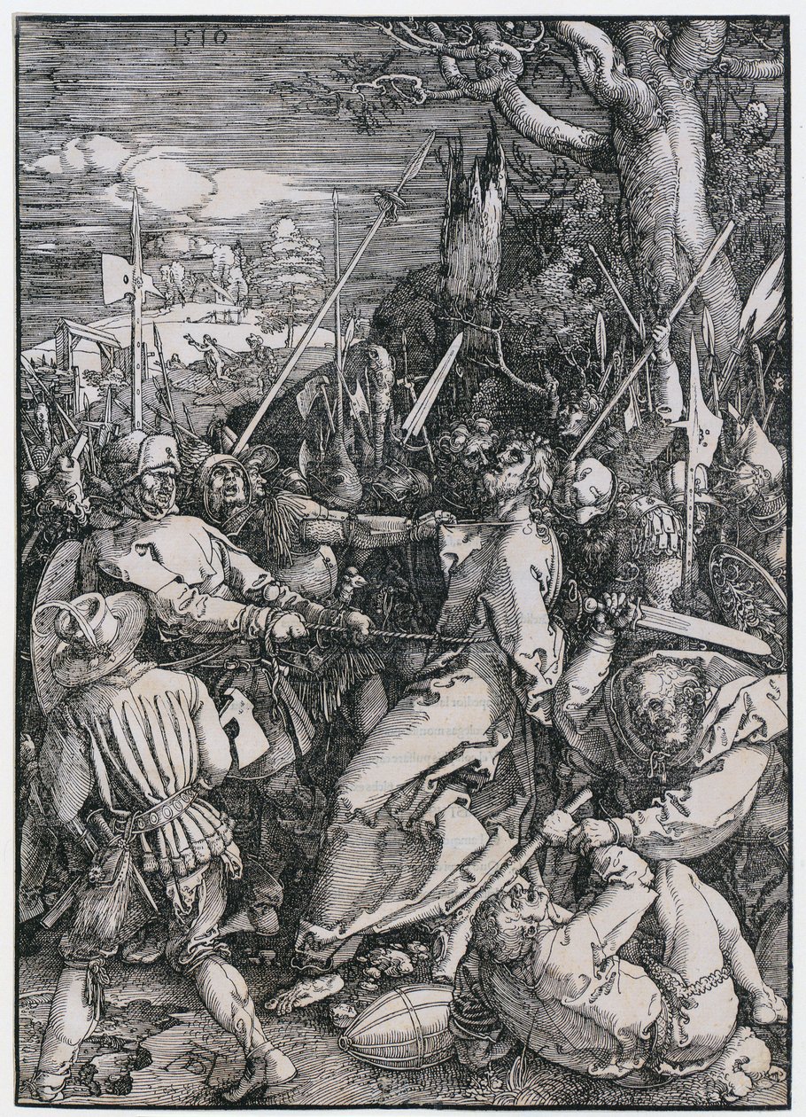Krisztus elfogása, a „Nagy Passió” sorozat 4. lapja alkotó: Albrecht Dürer
