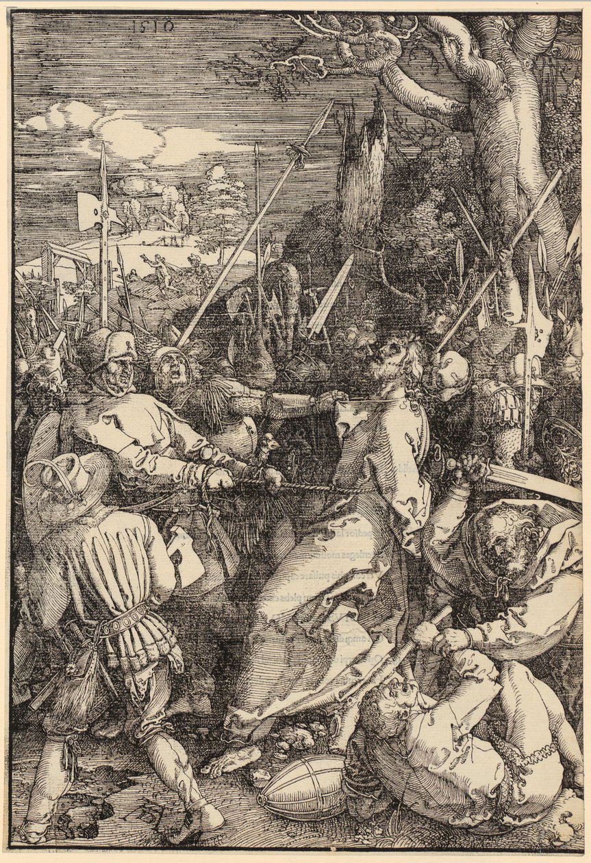 Krisztus elfogása, a „Nagy Passió” sorozat 4. lapja alkotó: Albrecht Dürer