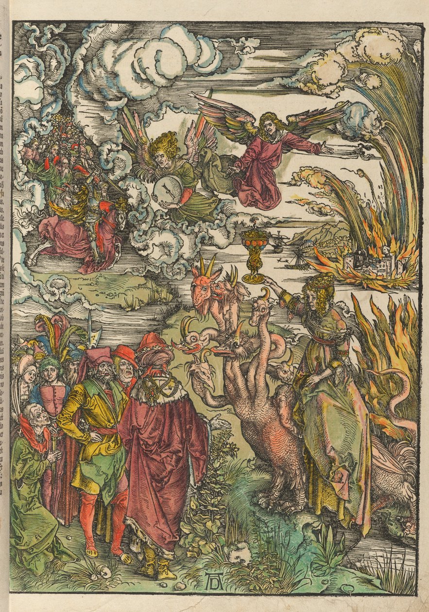 Német: Die babylonische Hure A babiloni szajha alkotó: Albrecht Dürer