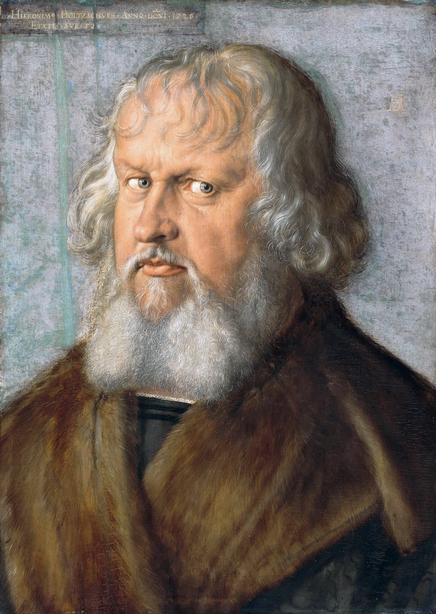 Német: Hieronymus Holzschuher (1469-1529) Hieronymus Holzschuher portréja alkotó: Albrecht Dürer