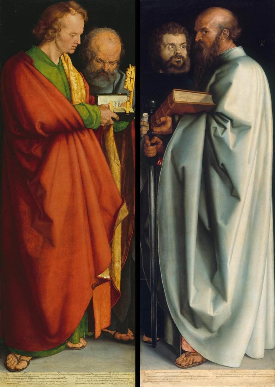Német: Vier Apostel A négy apostol alkotó: Albrecht Dürer
