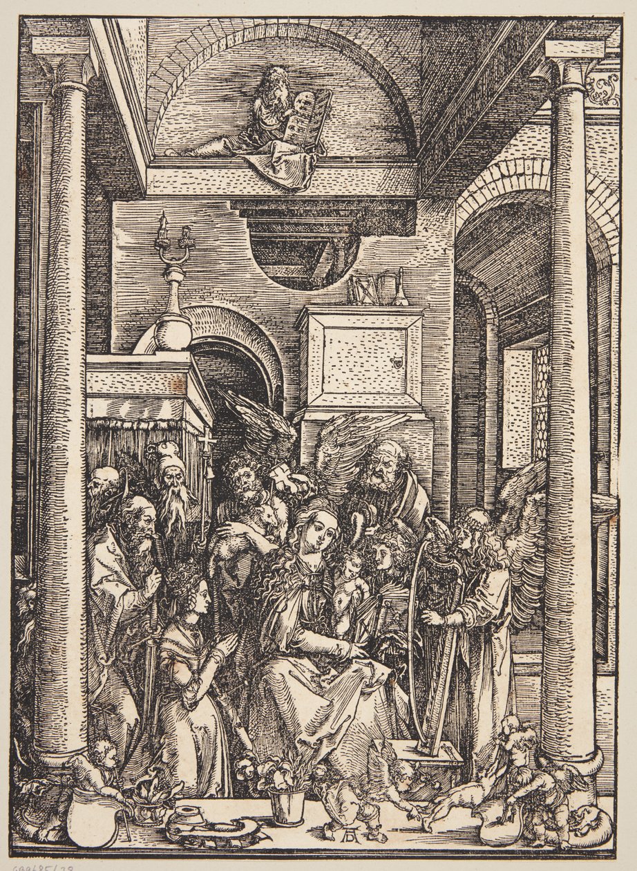A Szűzanya dicsőítése alkotó: Albrecht Dürer
