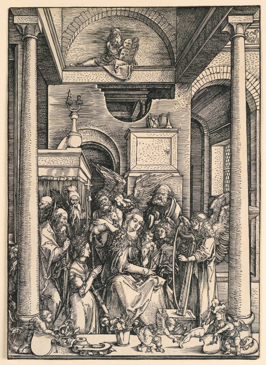 A Szűzanya dicsőítése alkotó: Albrecht Dürer