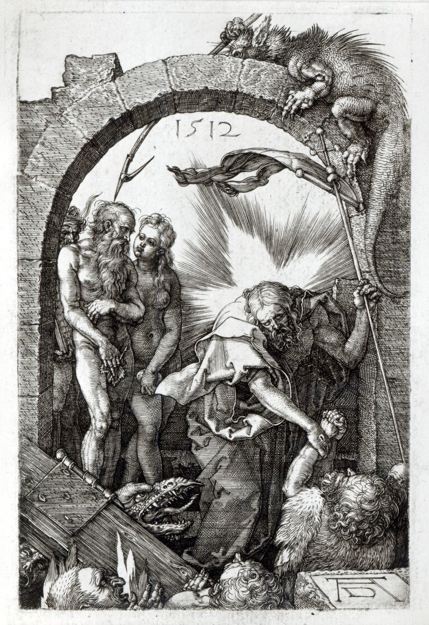 A pokol megrázása vagy Krisztus leszállása a Limbóba, 1512 alkotó: Albrecht Dürer