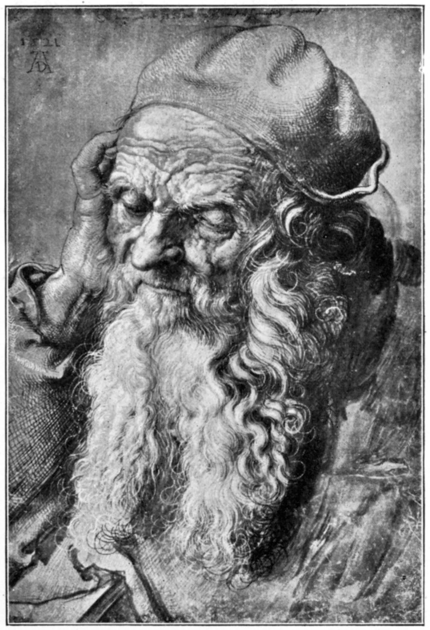 Old Man feje, 15. század vége – 16. század eleje, 1912. alkotó: Albrecht Dürer