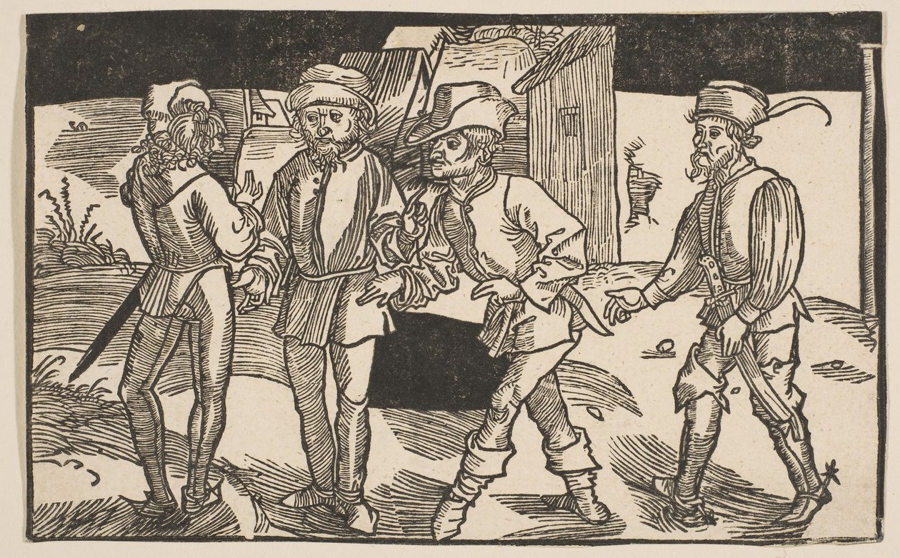 Heauton Timouroumenos, Terence vígjátékaiból, 19. századi reprint.n.d. alkotó: Albrecht Dürer
