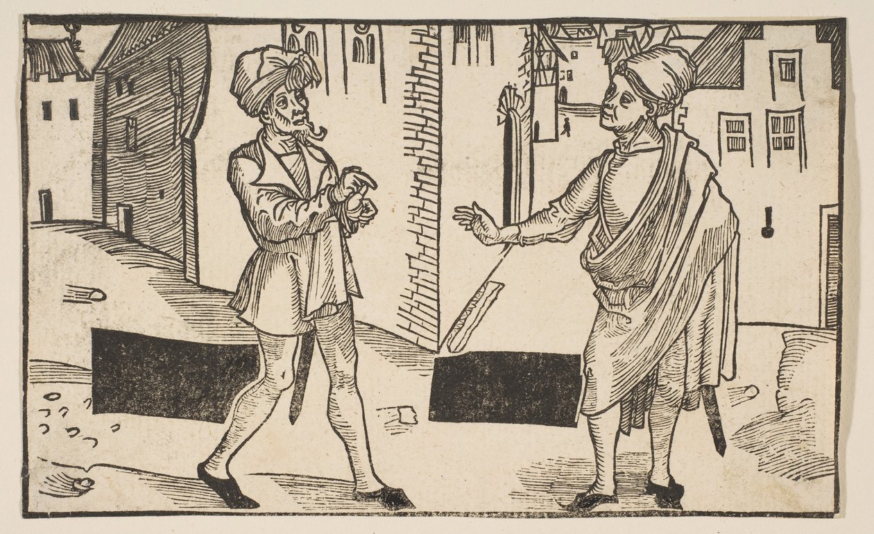 Hecyra, Terence vígjátékából, 19. századi reprint.n.d. alkotó: Albrecht Dürer