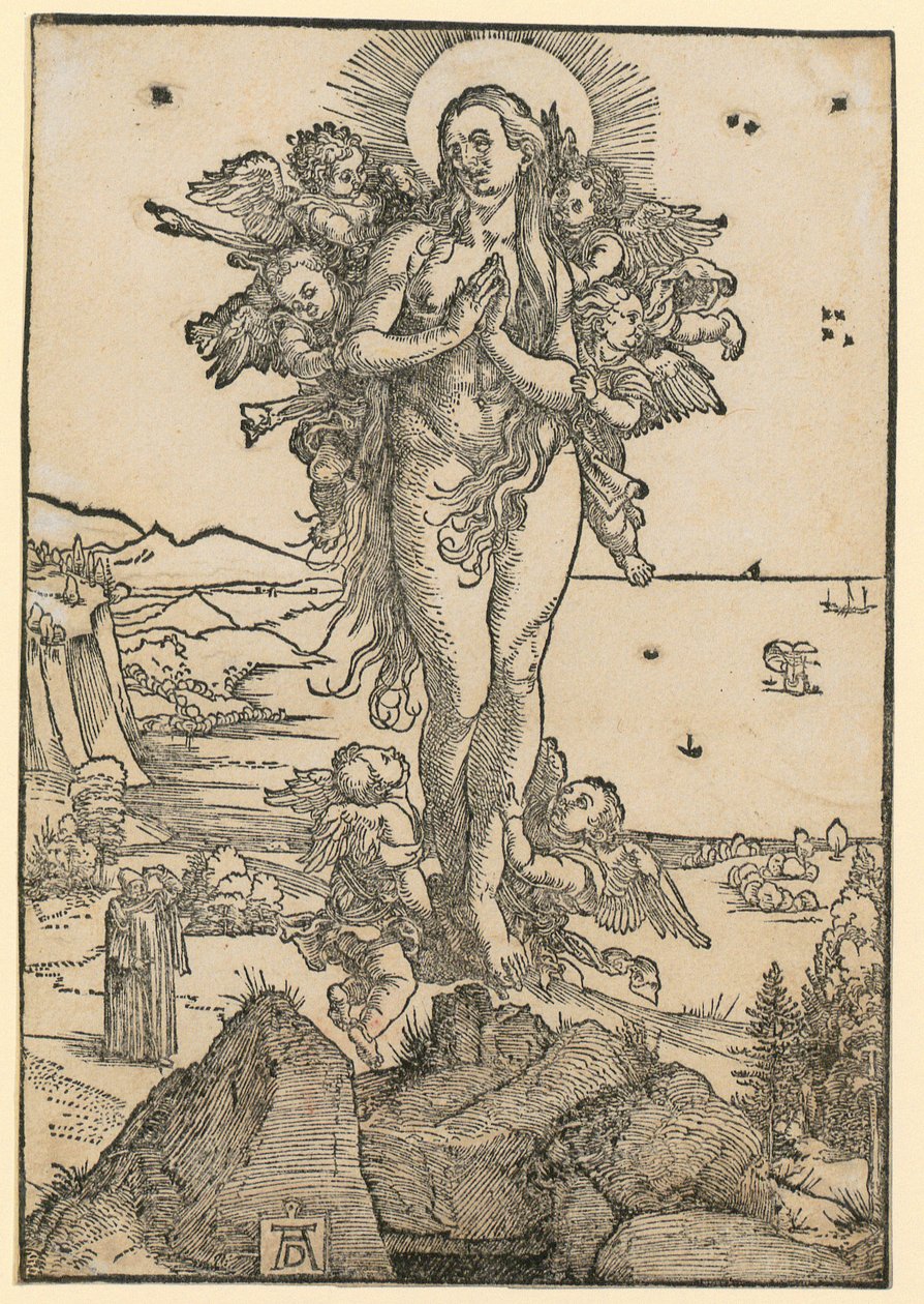 Szent Miklós, Ulrik és Erasmus püspökök alkotó: Albrecht Dürer