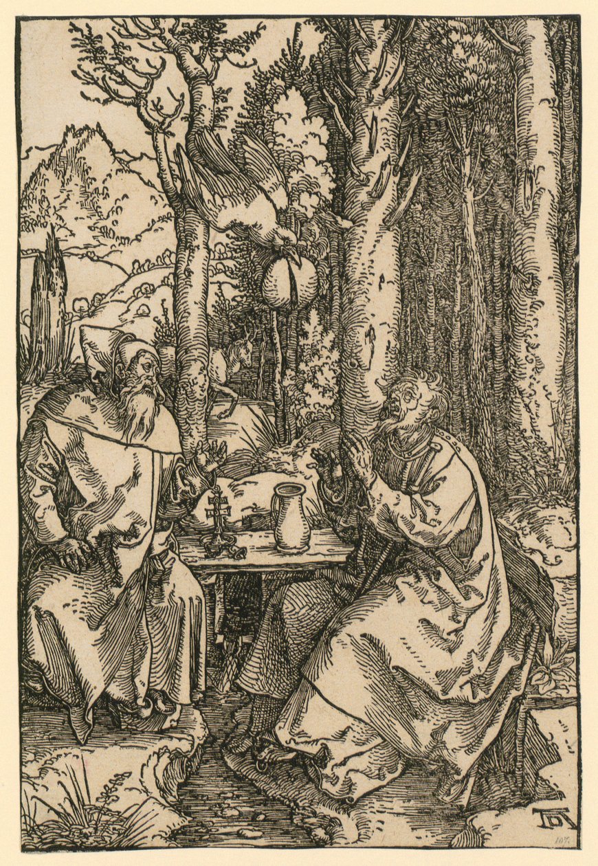 Szent Antal és Pál remeték alkotó: Albrecht Dürer