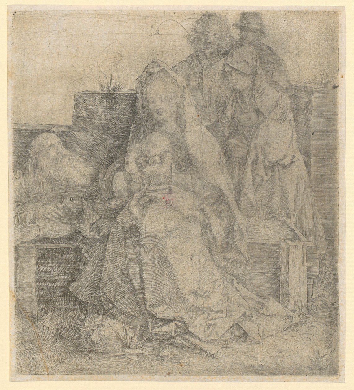 Szent Család, hatfigurás alkotó: Albrecht Dürer