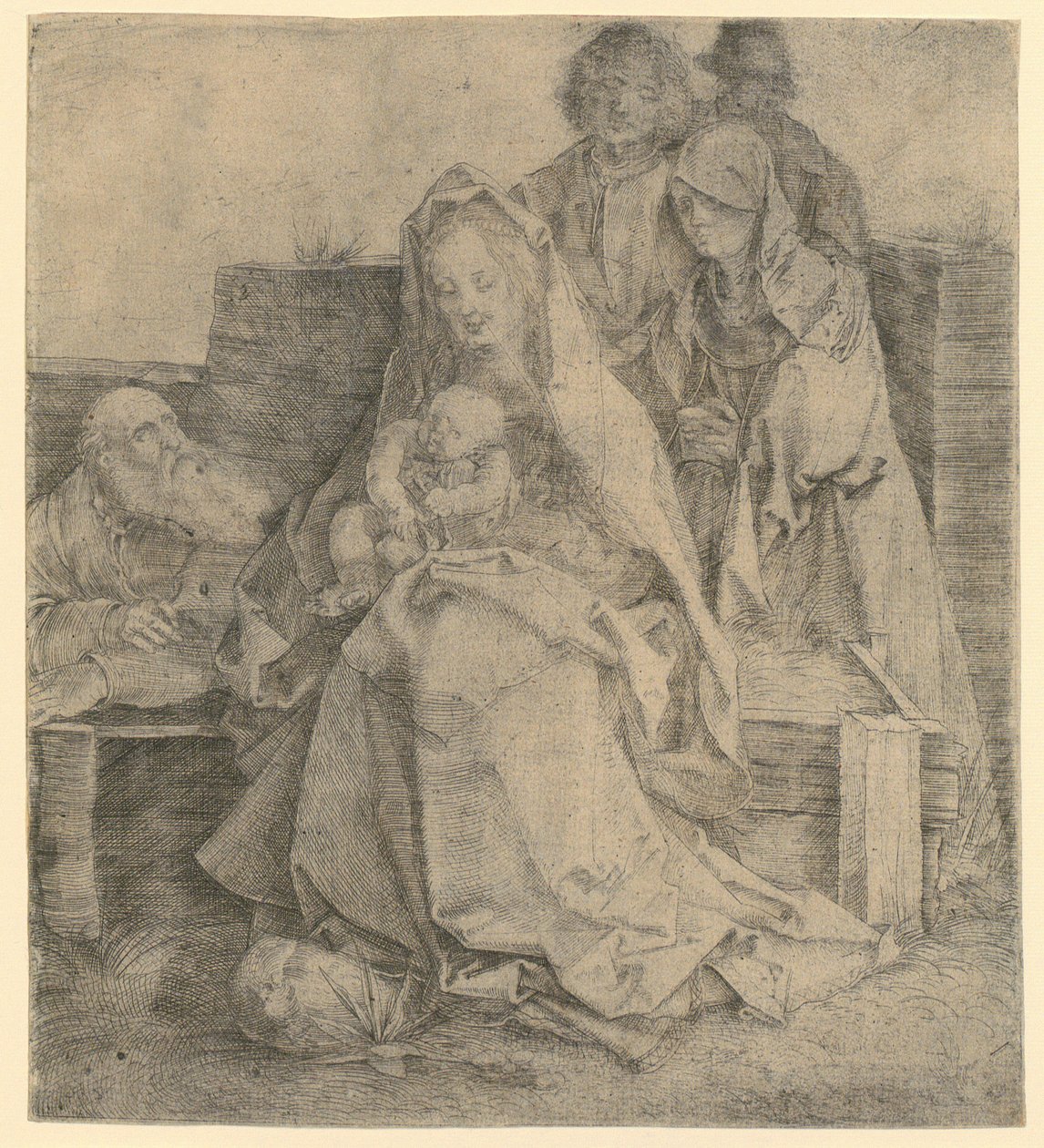 Szent család hat alakkal alkotó: Albrecht Dürer