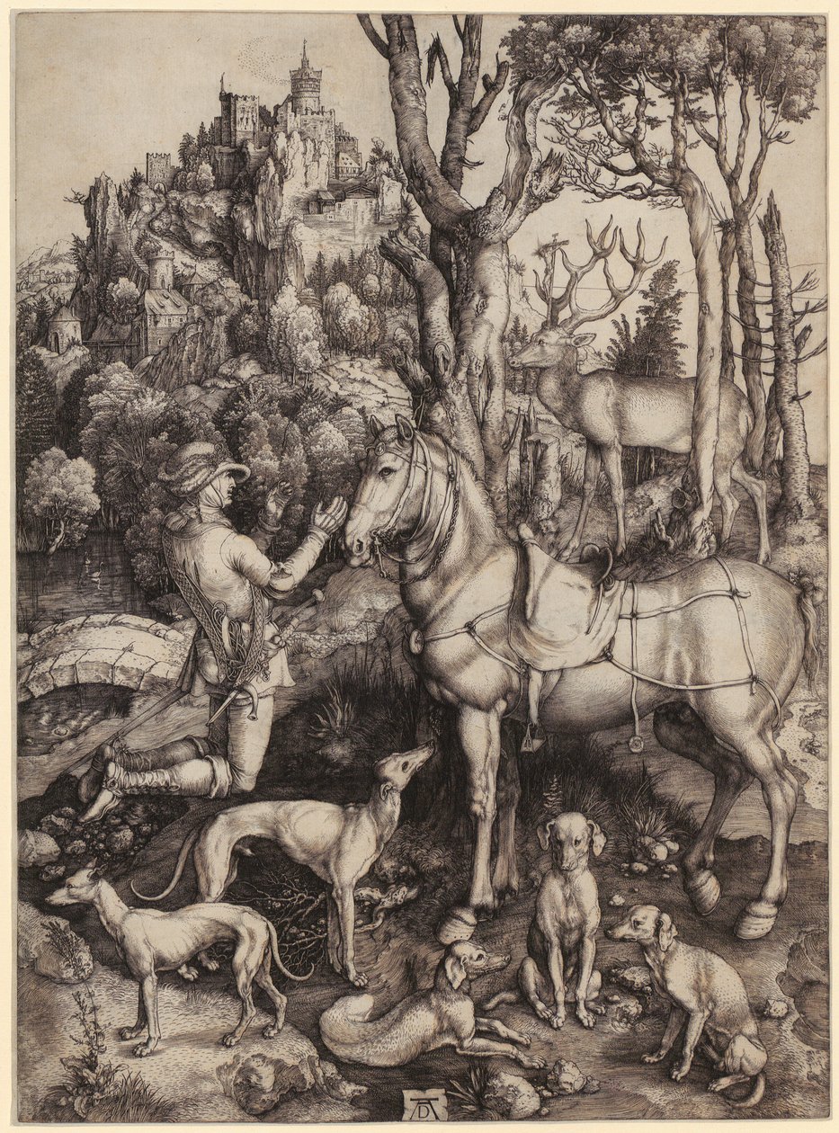 Szent Euszták alkotó: Albrecht Dürer