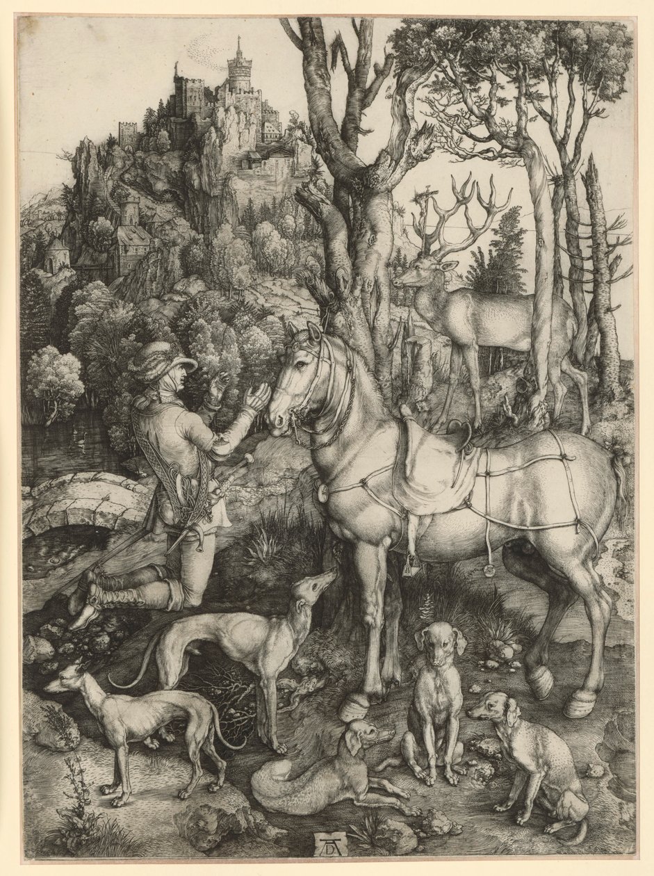 Szent Euszták alkotó: Albrecht Dürer