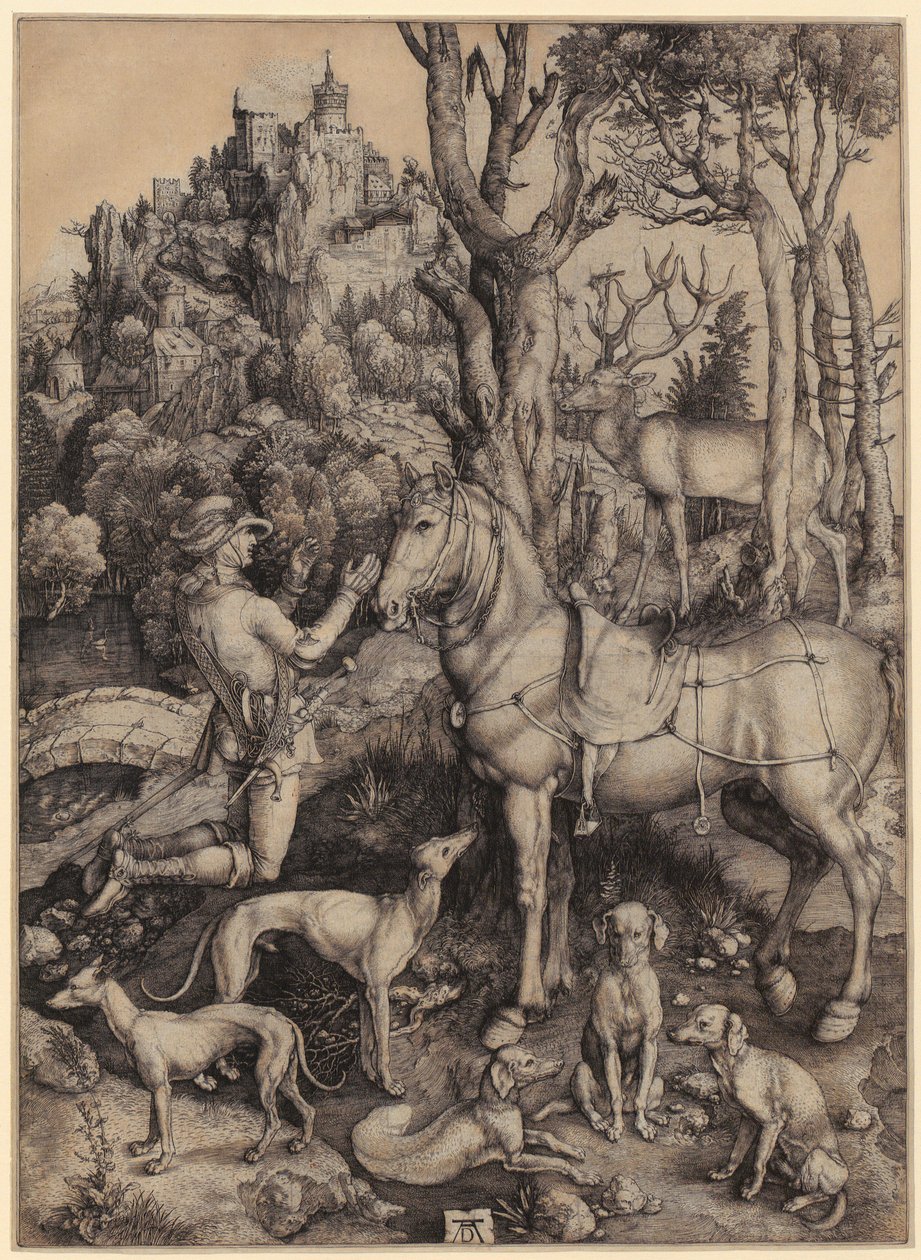 Szent Euszták alkotó: Albrecht Dürer