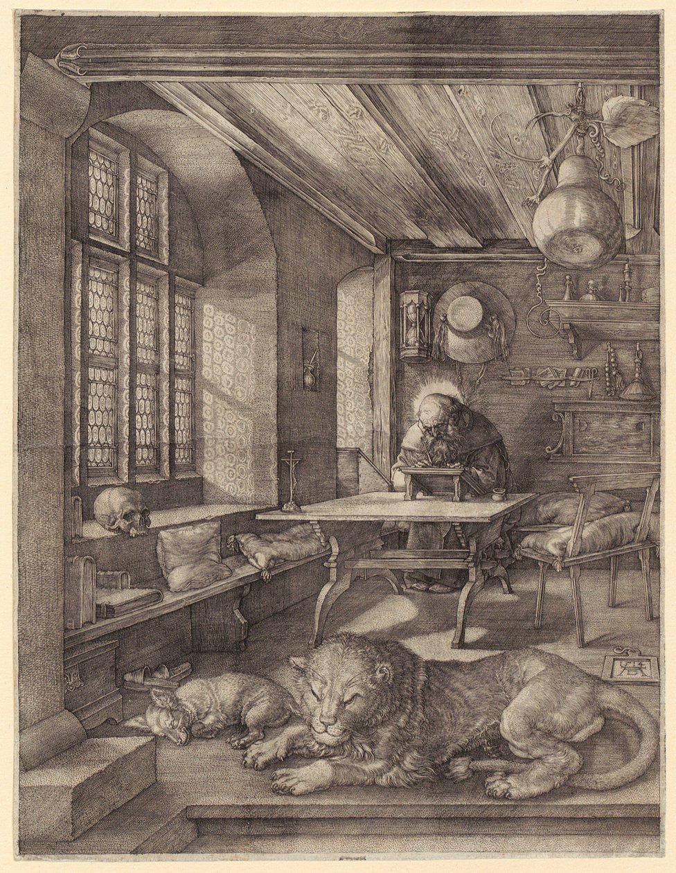 Szent Jeromos a szekrényben alkotó: Albrecht Dürer