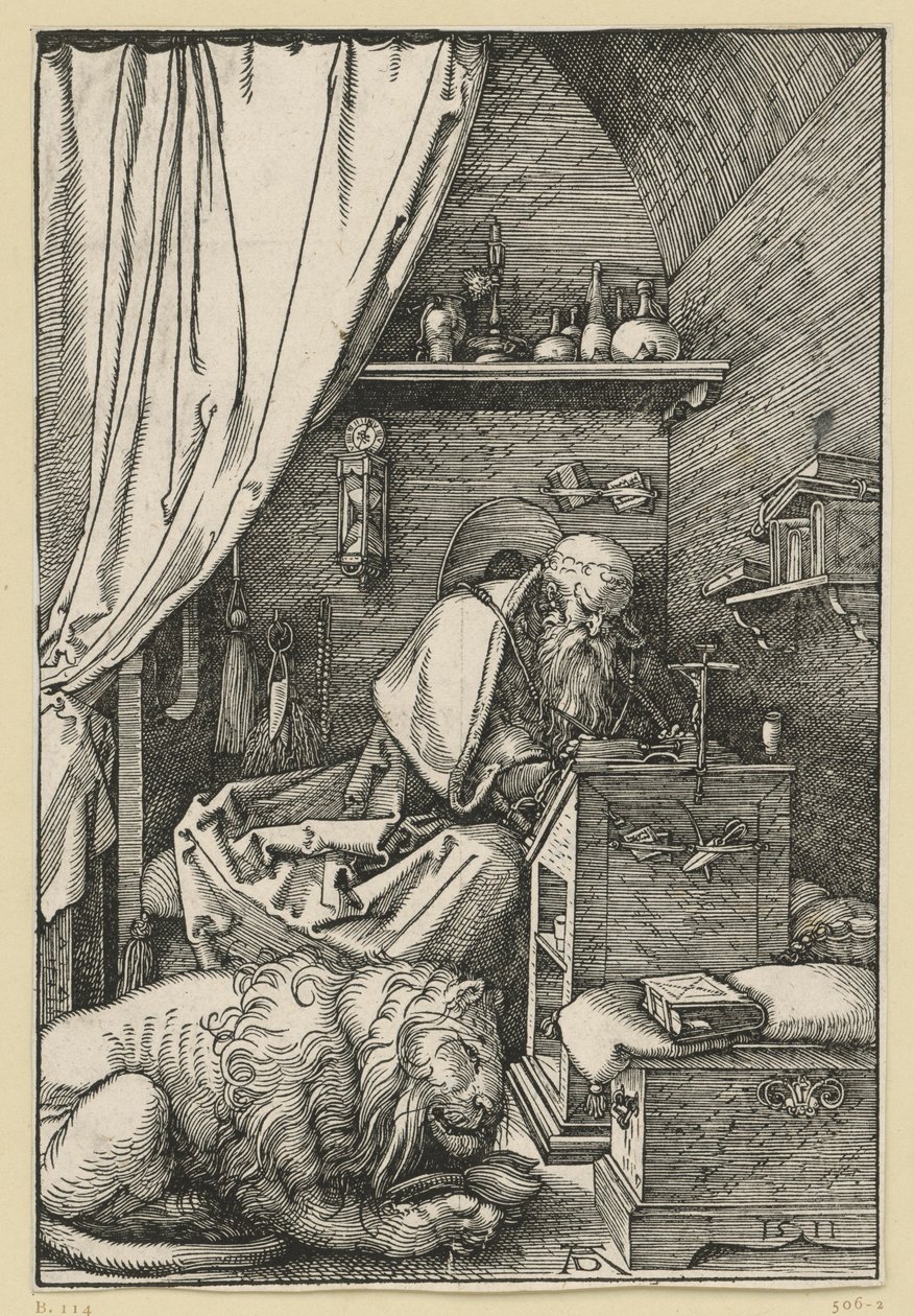 Szent Jeromos cellájában alkotó: Albrecht Dürer