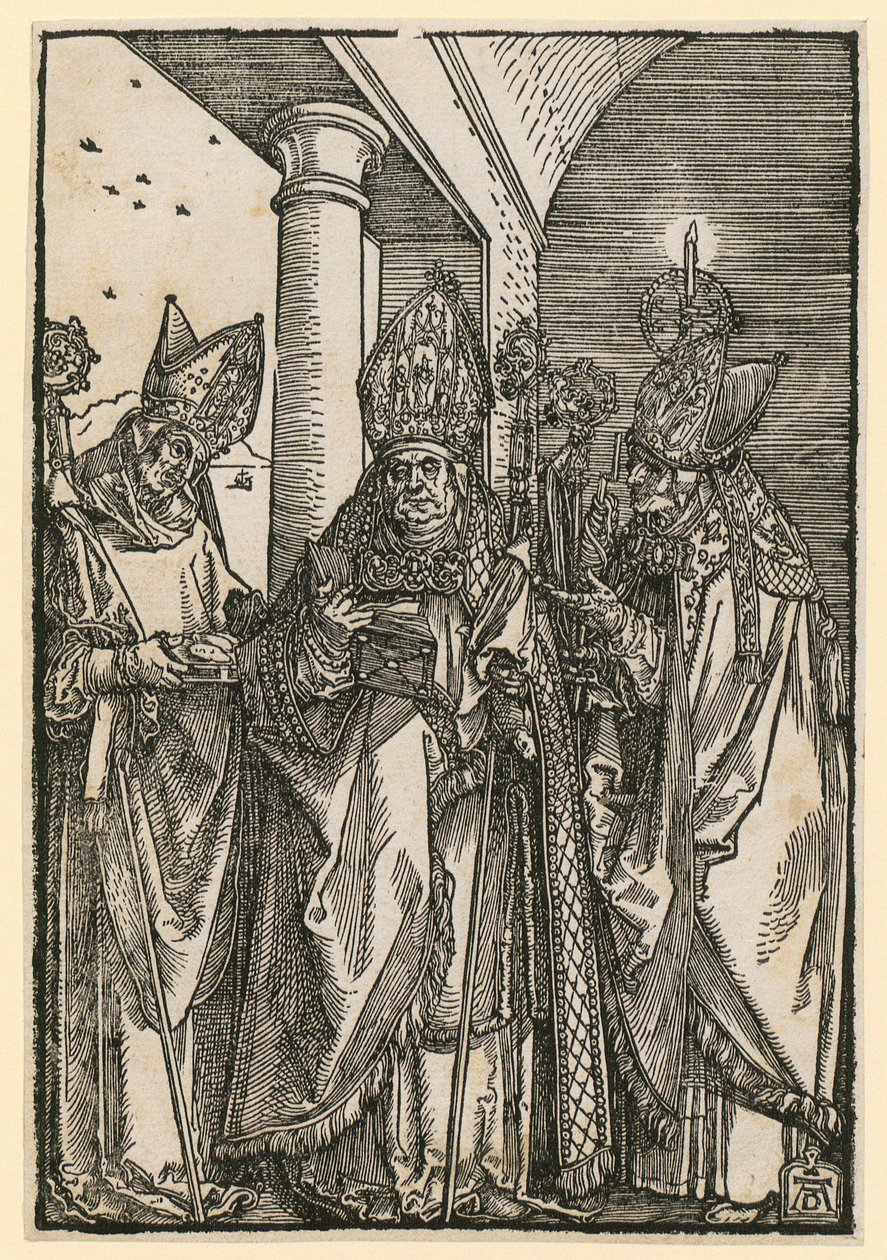 Szent Koloman (Johannes Stabius Szent Koloman szerepében) alkotó: Albrecht Dürer