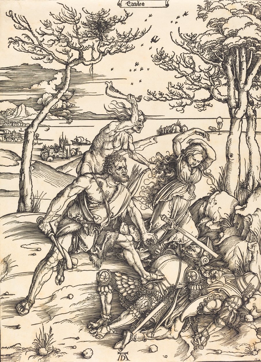 Herkules meghódító Cacus Hercules, c. 1496 alkotó: Albrecht Dürer