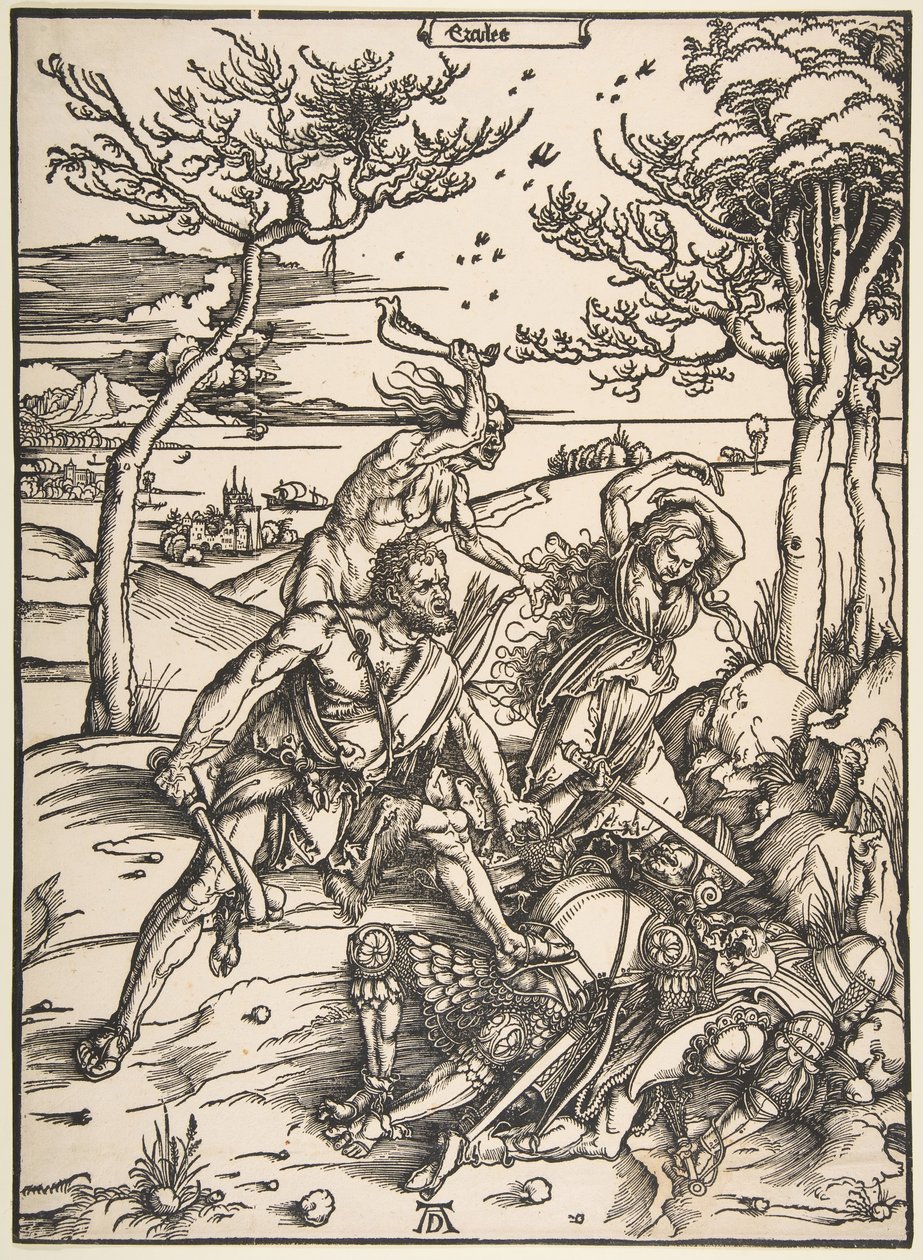 Herkules és Cacus.n.d. alkotó: Albrecht Dürer