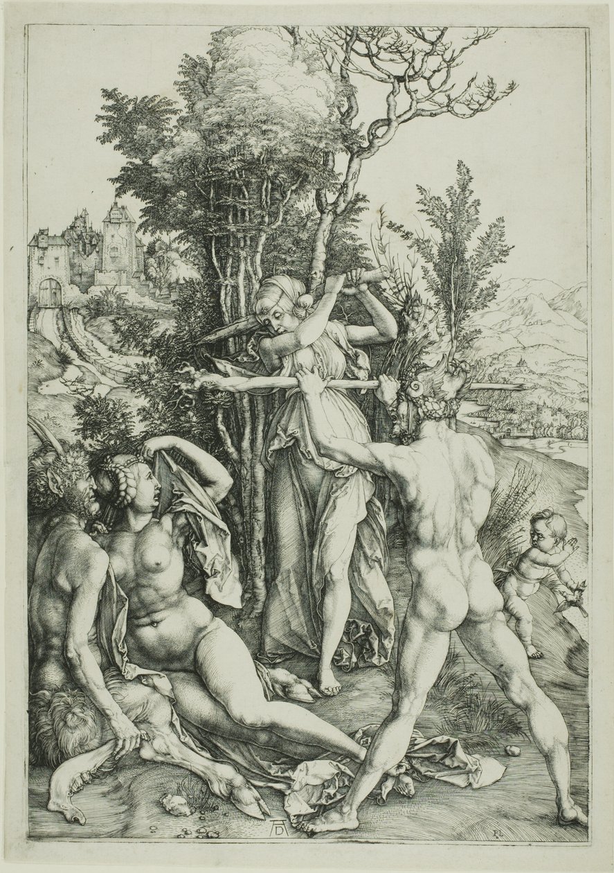 Herkules a keresztútnál (Féltékenység) alkotó: Albrecht Dürer