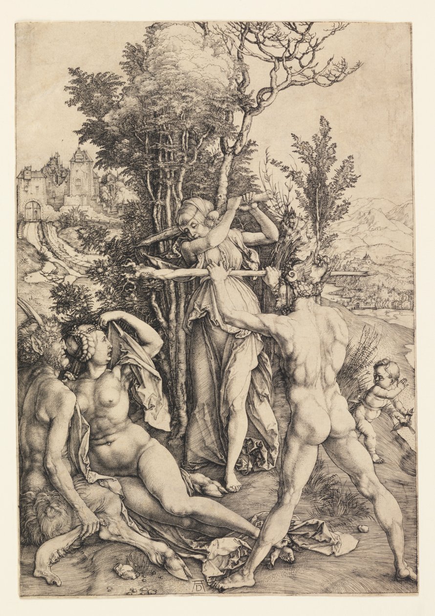 Herkules a válaszúton (A féltékenység hatásai) alkotó: Albrecht Dürer