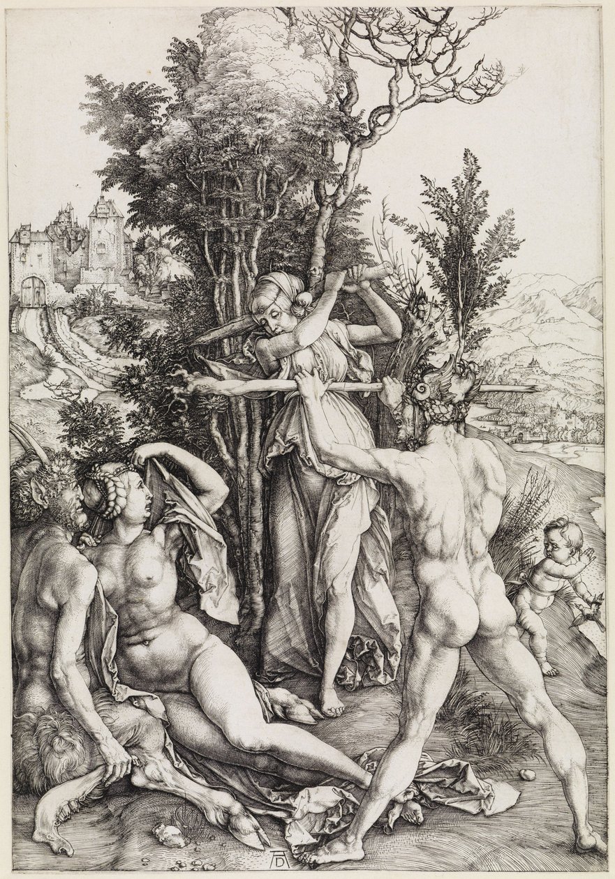 Herkulesz válaszúton (A féltékenység) alkotó: Albrecht Dürer