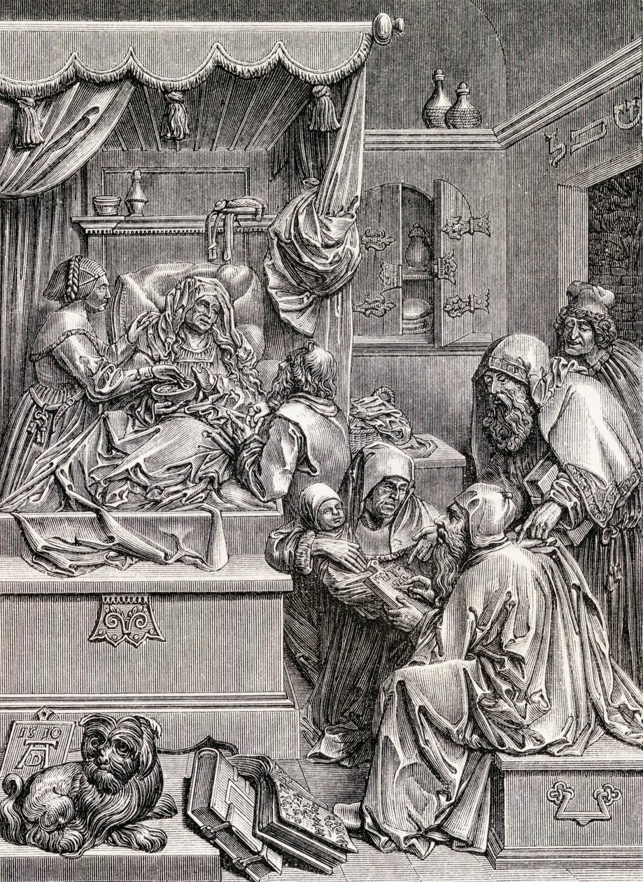 Szent János születésének domborműves szobra, 1855 alkotó: Albrecht Dürer
