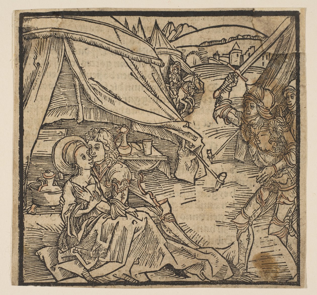 Illusztráció "A Turn lovagjából" alkotó: Albrecht Dürer