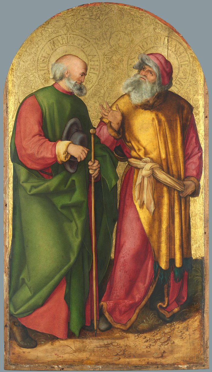 Jabach-oltár: Szent József és Szent Joachim alkotó: Albrecht Dürer