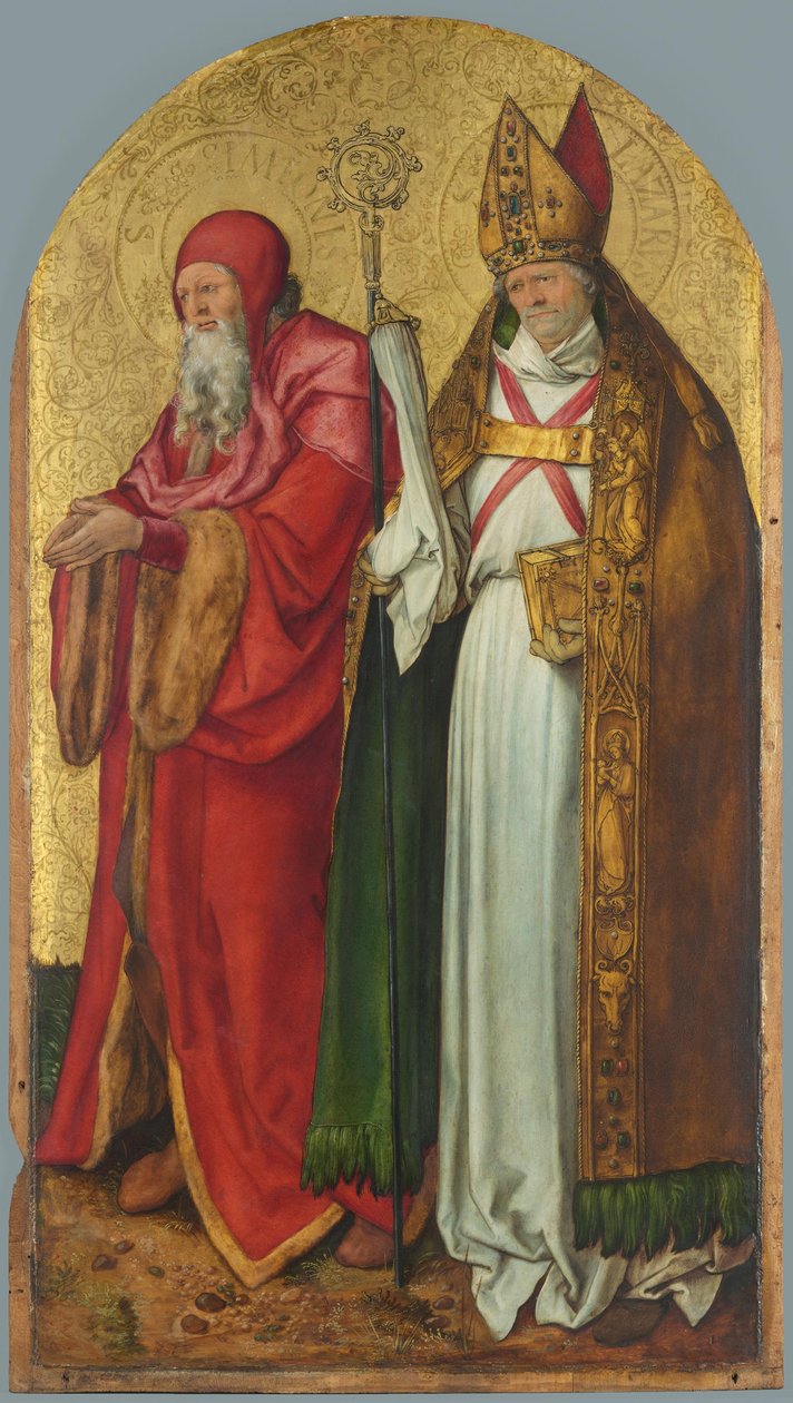 Jabach-oltár: Szent Simeon és Lázár alkotó: Albrecht Dürer