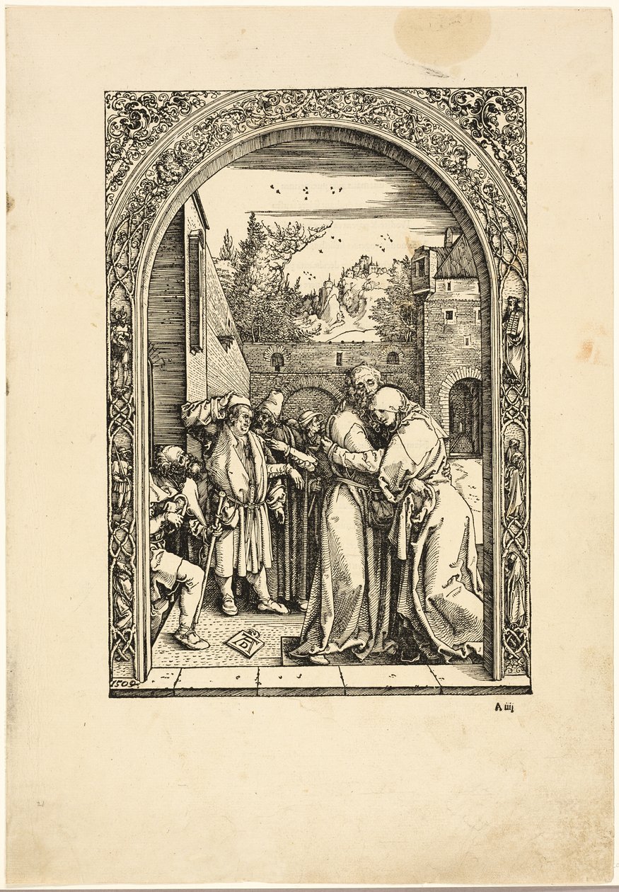 Joachim és Szent Anna találkozik az Aranykapuban, A Szűz életéből alkotó: Albrecht Dürer