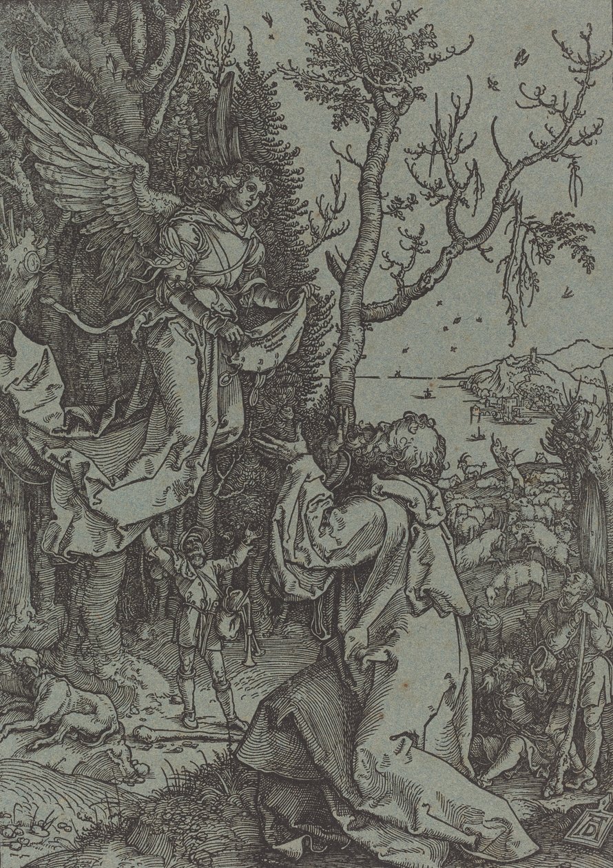 Joachim és az angyal c. 1504. alkotó: Albrecht Dürer