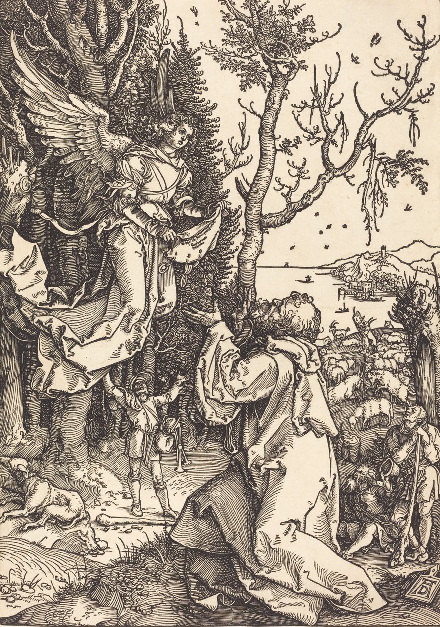 Joachim és az angyal c. 1504. alkotó: Albrecht Dürer