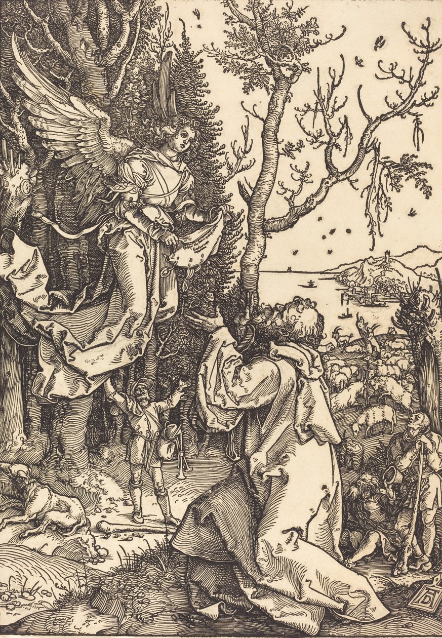 Joachim és az angyal c. 1504. alkotó: Albrecht Dürer