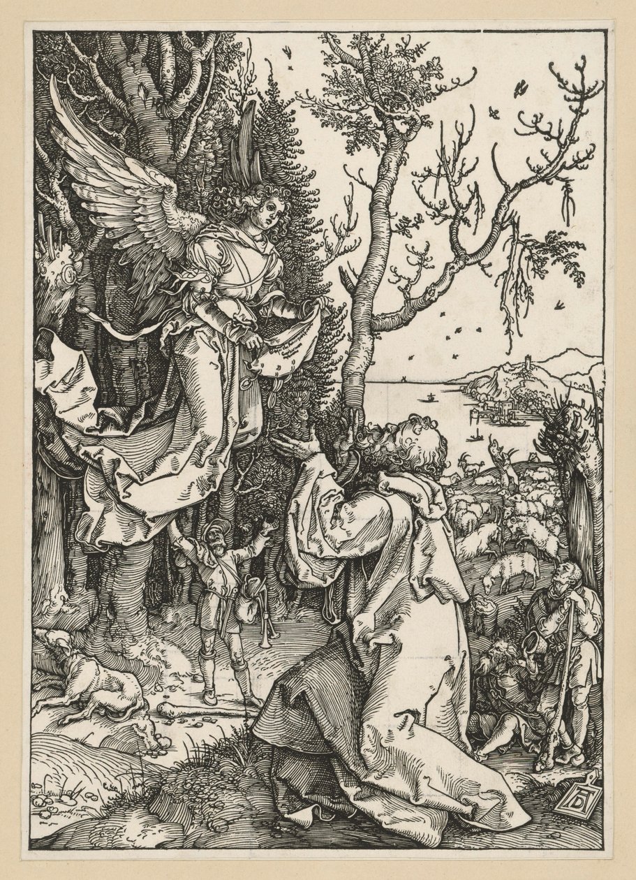 Joakim és az angyal (Mária élete) alkotó: Albrecht Dürer