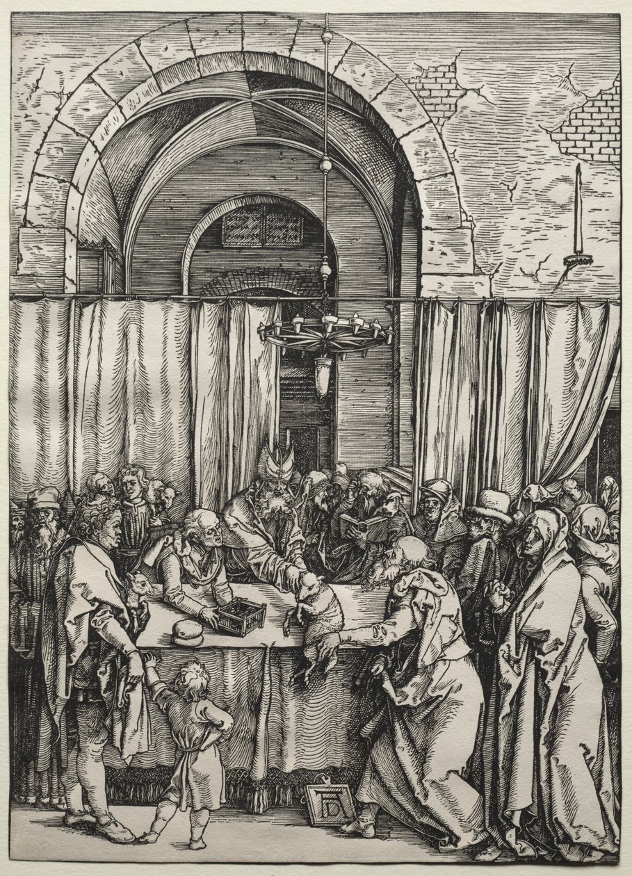 A főpap által elutasított Joachims-áldozat c. 1504-1505. alkotó: Albrecht Dürer