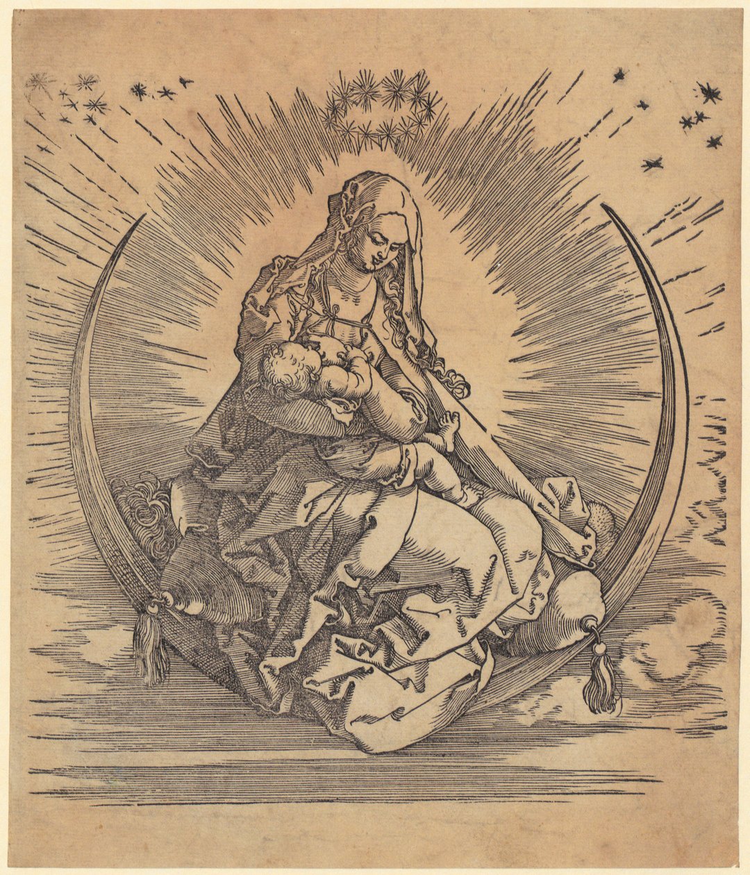 Joákim áldozatát a főpap visszautasítja, a „Szűz Mária élete” sorozat 2. lapja alkotó: Albrecht Dürer