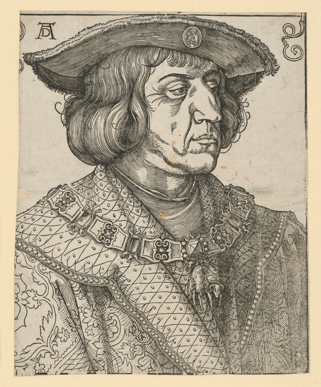 I. Maximilián császár alkotó: Albrecht Dürer