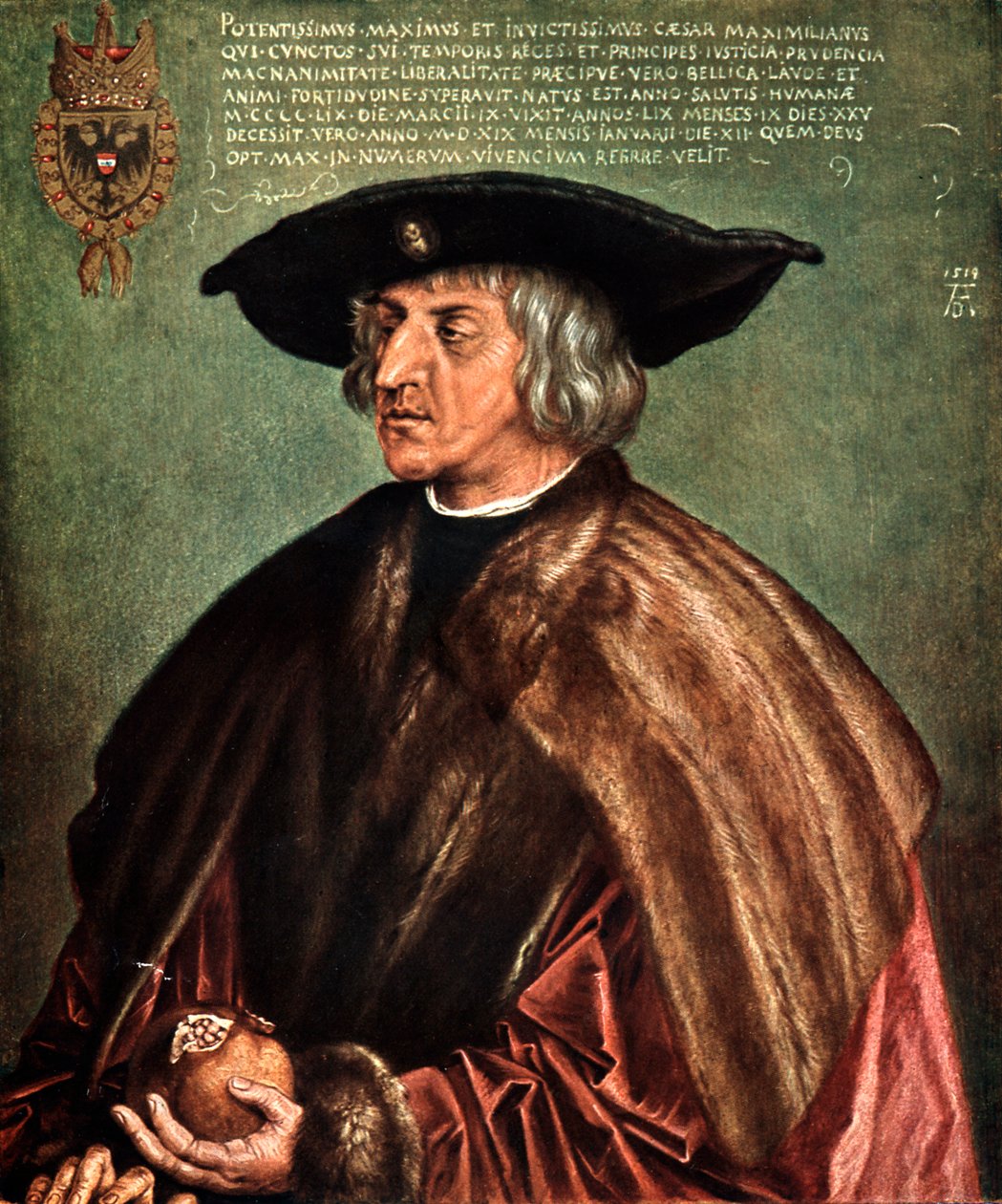 I. Maximilian császár, 1519 alkotó: Albrecht Dürer