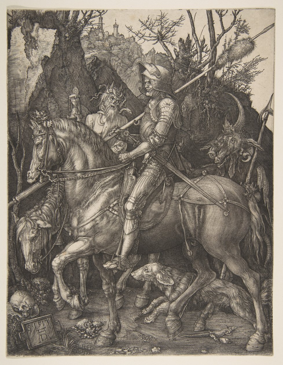 A lovag, a halál és az ördög alkotó: Albrecht Dürer