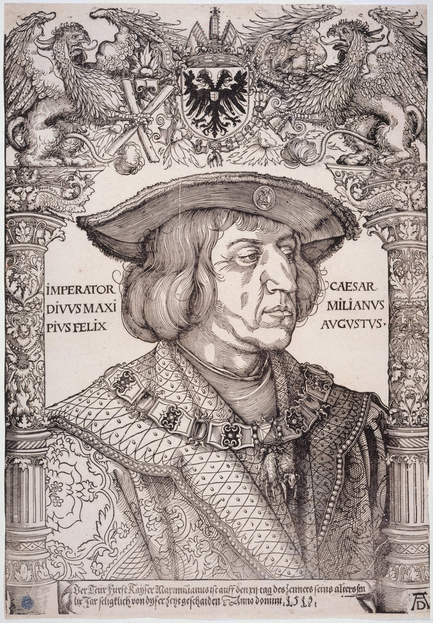 I. Miksa császár (Bartsch 153) alkotó: Albrecht Dürer