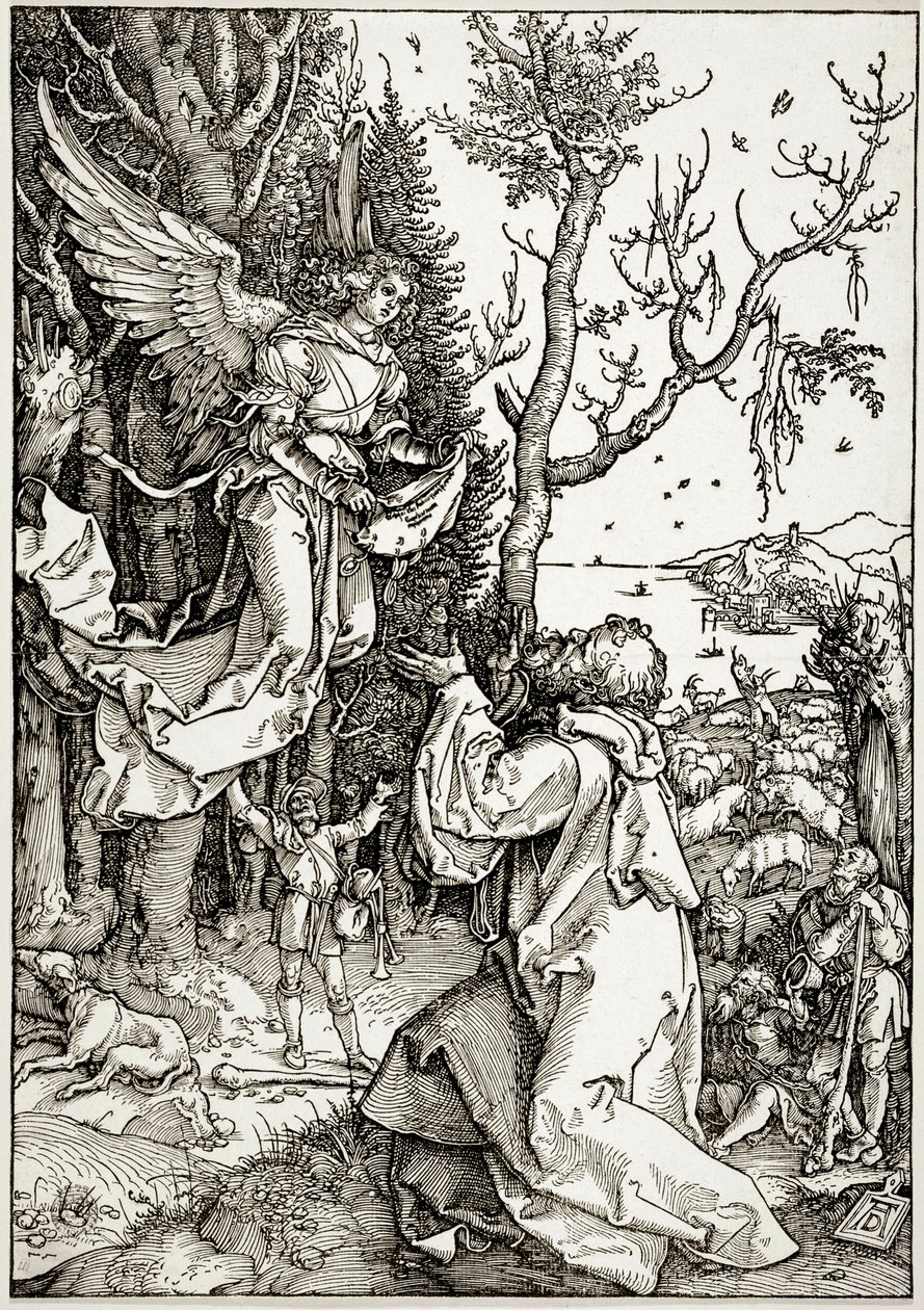 Szűz Mária élete: Joachim és az angyal (Bartsch 78) alkotó: Albrecht Dürer