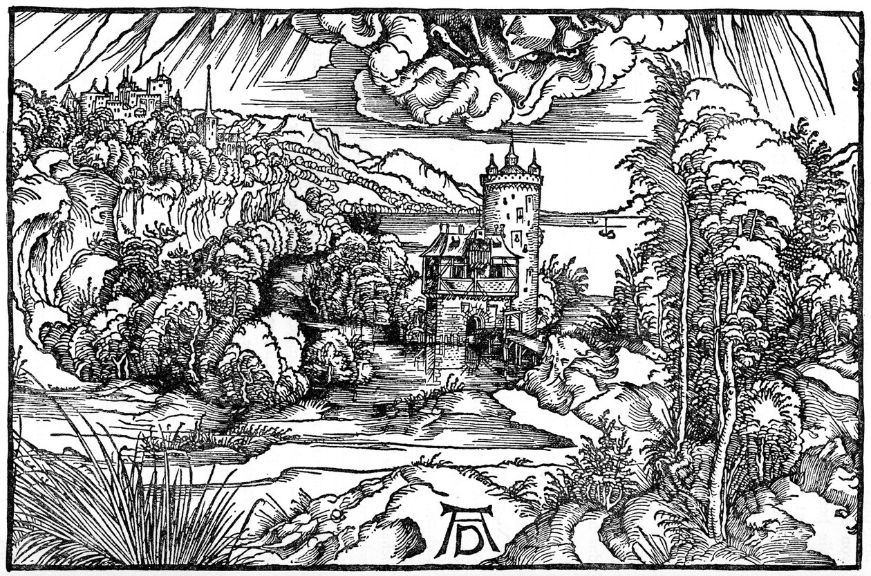 Táj, 1498, 1936 alkotó: Albrecht Dürer