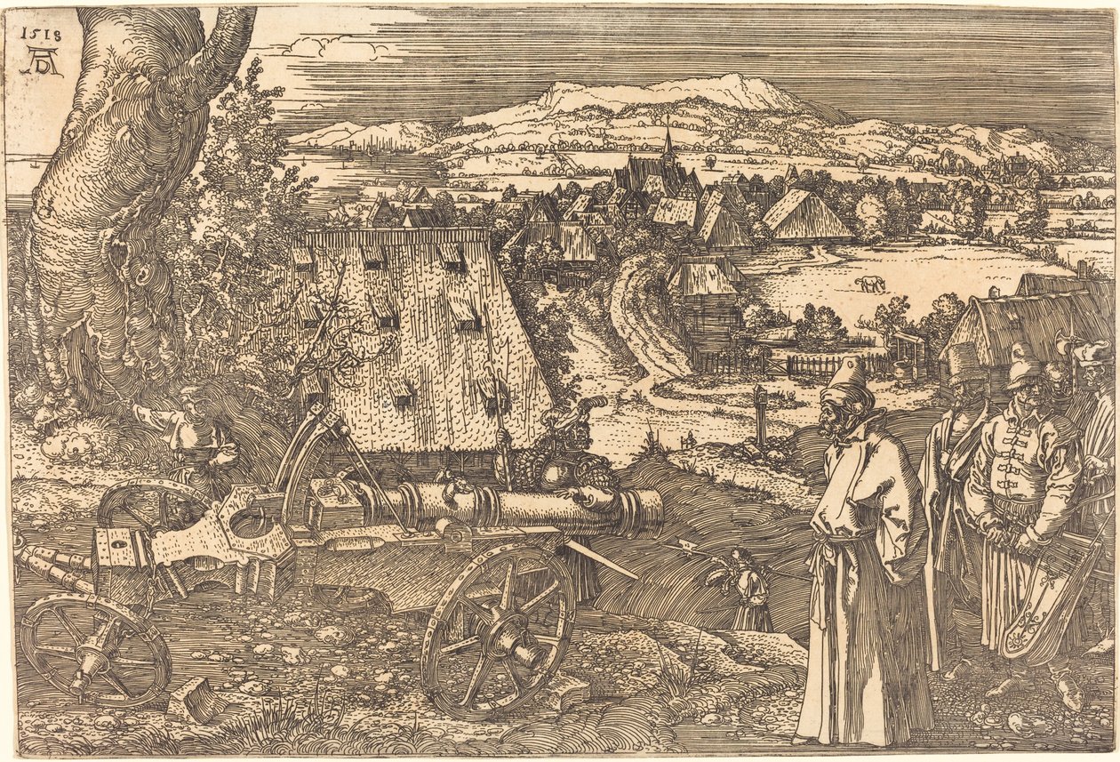 Táj az ágyúval alkotó: Albrecht Dürer