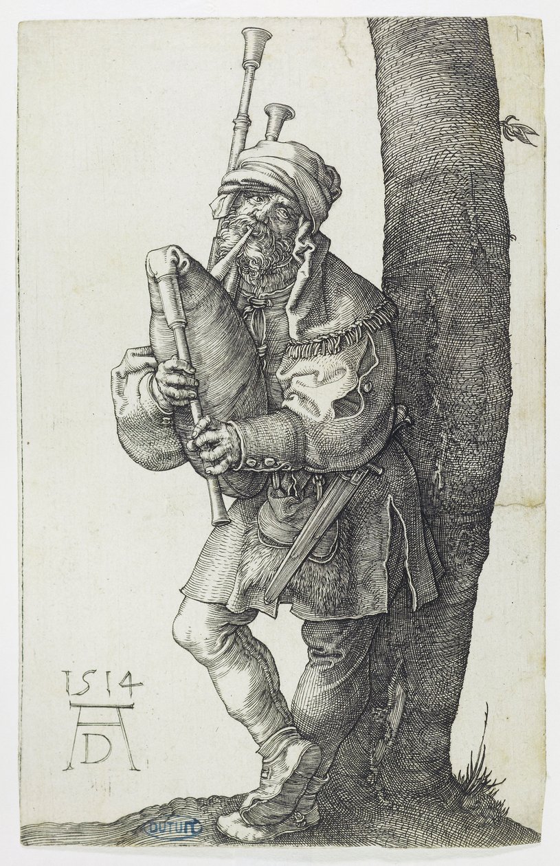 A dudás (Bartsch 91) alkotó: Albrecht Dürer