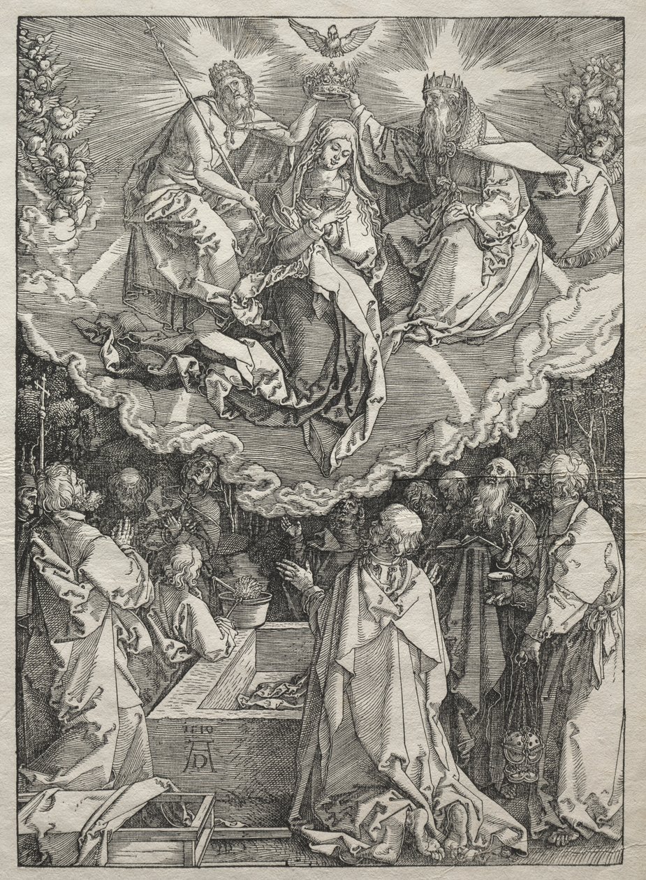 Szűz élete: Szűz mennybemenetele alkotó: Albrecht Dürer